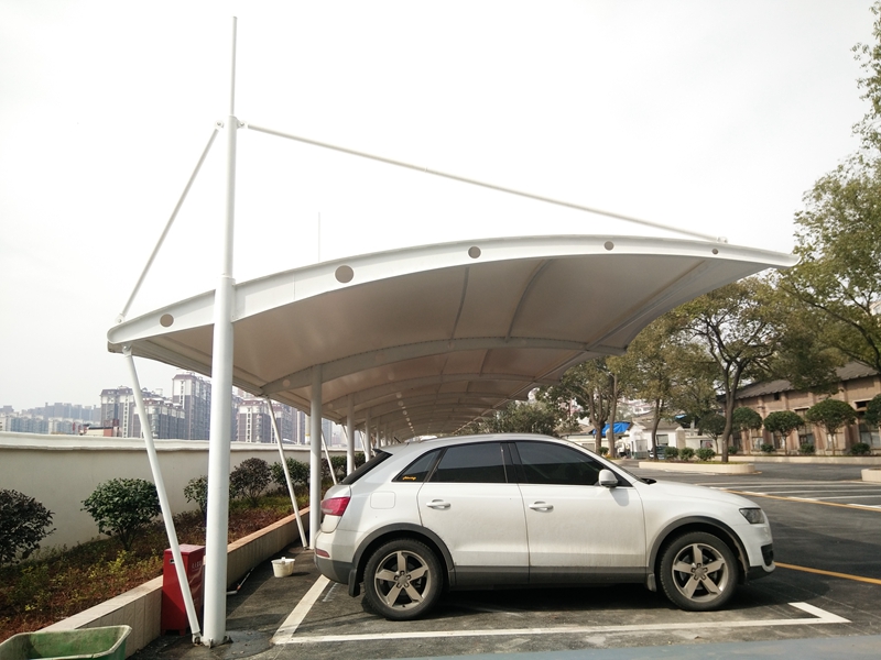 膜结构汽车棚案例