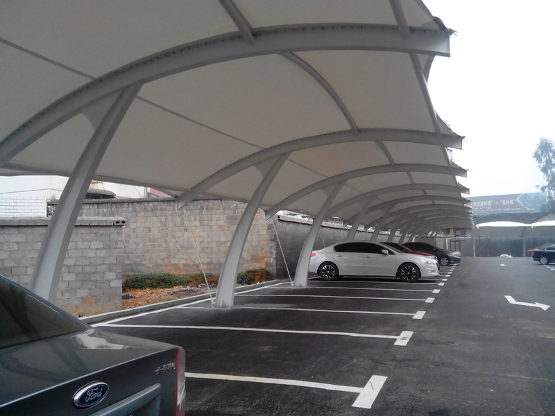 膜结构汽车棚案例
