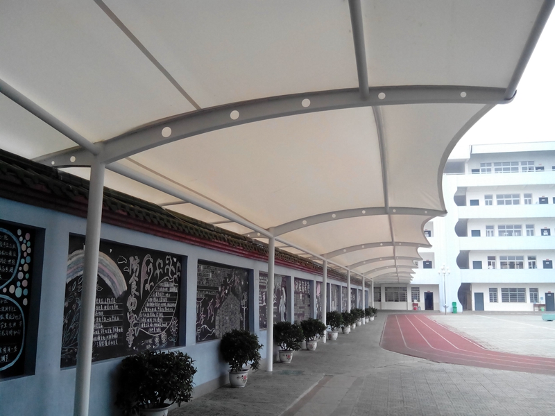 膜结构汽车棚案例
