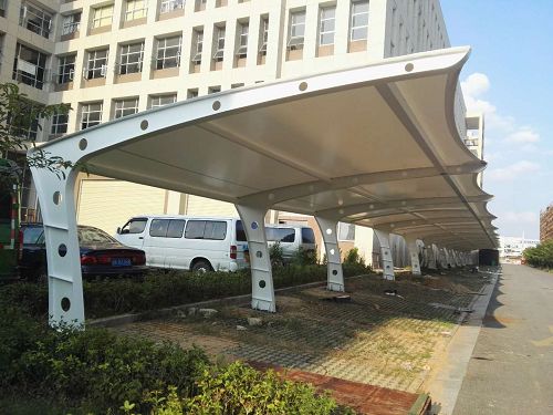 膜结构汽车棚案例