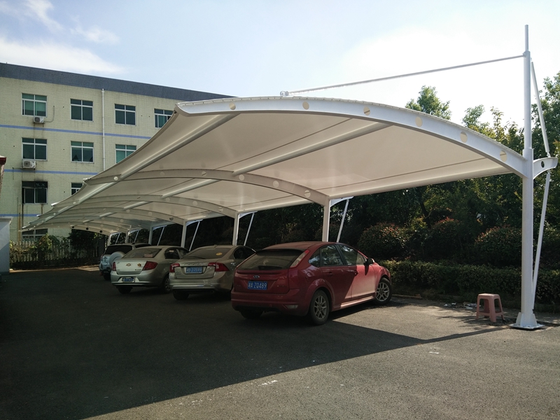 膜结构汽车棚案例