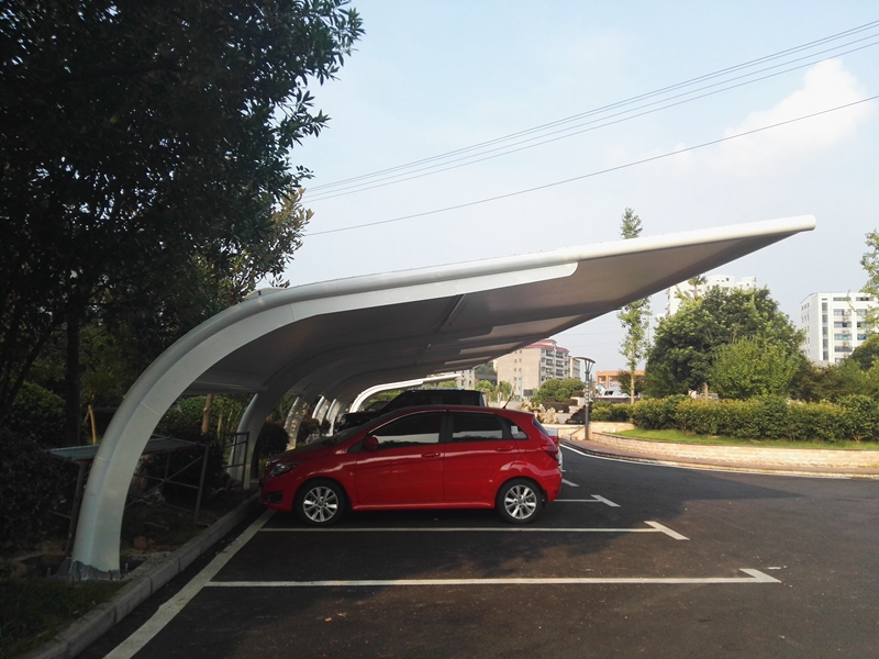膜结构汽车棚案例