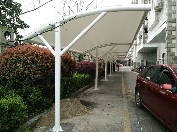 膜结构自行车棚案例